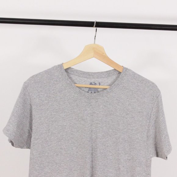*Fruit of the Loom Grey Cotton T Shirt - Picture 3 of 3